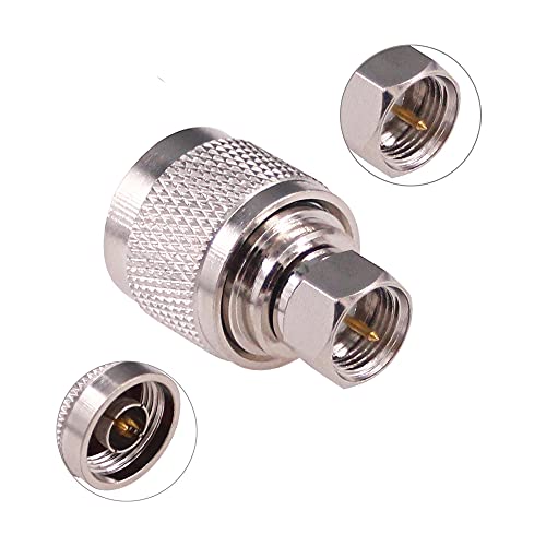 Kit 4 piezas adaptador coaxial N a F macho/hembra miniatura 2