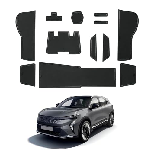 Accessoires Scenic E Tech tapis en caoutchouc noir haute finition