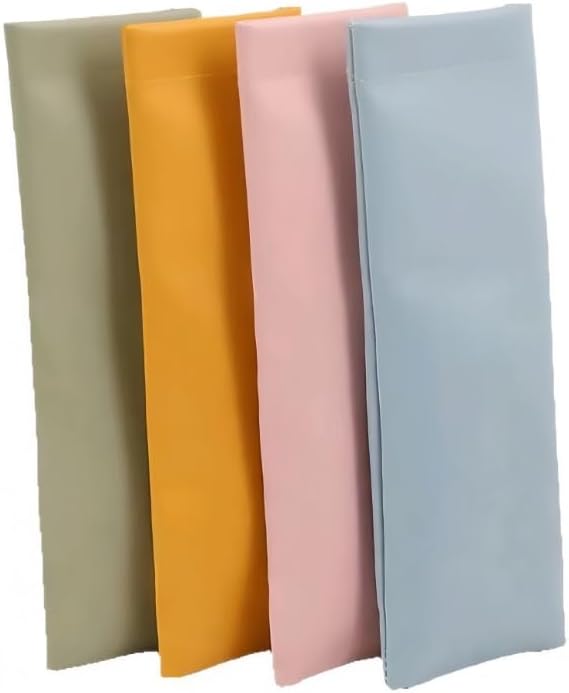 4 Pack Glasses Case, PU Leather...