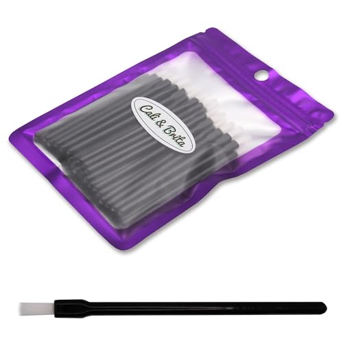 Cali&Brita 【50本セット】筆 刷毛 ブラシ 接着剤 セメント プラモデル フィギュア サーフェイサー 溶きパテ 使い切り ブラシ大の画像