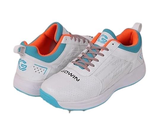 KNK Gowin Tyro Metal Spike Cricket Shoe for Outdoor and Field Sports with All Round Performance3