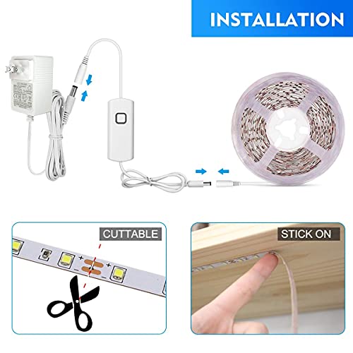 Kit Tira LED Domlum 5m Dimmable Blanco Cálido 12V miniatura 5