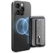 Produktbild ESR Magnetisches Wallet, kompatibel mit MagSafe Wallet, 3-Kartenhalter, veganes Leder, für sicheren Halt an der Fingerschlaufe, für iPhone 16/15/14/13/12-Serie, Nicht für 13/12 Mini, Schwarz
