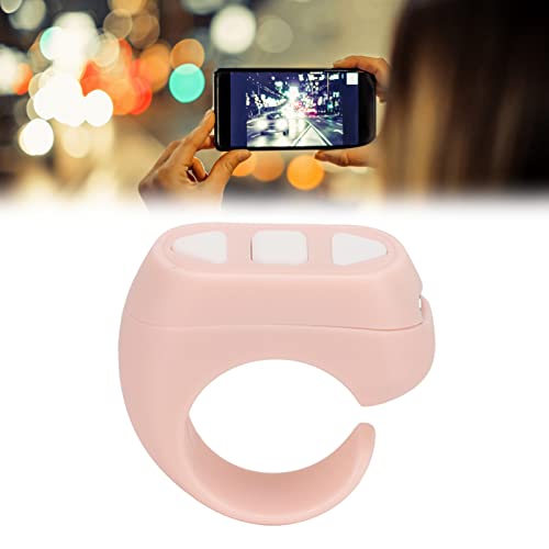 for TIK Tok Remote for Tiktok Scrolling Ring Bluetooth Page Turner for Kindle APP for TIK Tok APP Compatible with IOS & Android (Pink) - Image 4