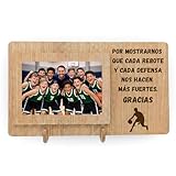 NIRALIS Marco de fotos entrenador baloncesto regalo fin de temporada para equipo infantil y profesor de basket con frase grabada 10x15 - detalle agradecimiento 30 x 17,5 cm (baloncesto)