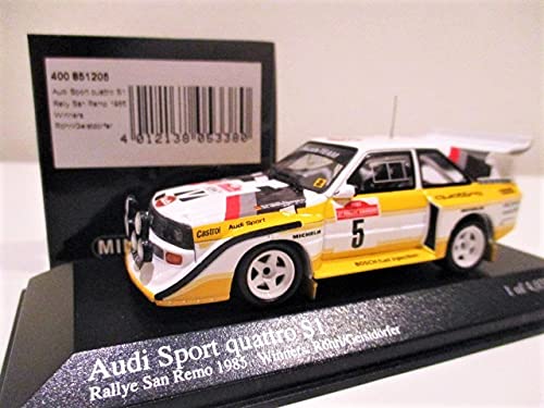 Amazon | 1/43 Minichamps アウディ スポーツ クワトロ S1 W.ロール