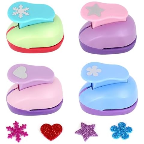 MEETOZ 4Pcs Craft Hole Punch Set Cover