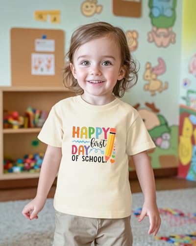 First Day of Kindergarten Shirt for Girls Boys Kids Toddler 1st Day of School Shirts in My Kindergarten Era Cotton Tshirt3