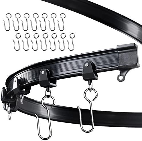 UrbanRed Flexible Bendable Ceiling Curtain Track, 5 Meters (16.4FT), Ceiling Track Ceiling Mount for Curtain Rail with Track Curtain System, RV Curtain Track, Room Divider, Ceiling Track for Curtains