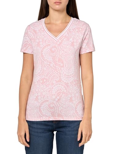 Image of Nautica Women's Solid V-Neck Short Sleeve T-Shirt Shirt