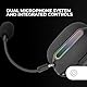 Mars Gaming MHW-PRO, Kabelloses Gaming-Headset ARGB Flow, 3D Surround Sound 7.1, Bluetooth 5.3 + 2.4GHz + 3,5-mm-Klinke, Ultraleichtes Ergonomisches Design, Duales Mikrofon, Multiplattform, Schwarz