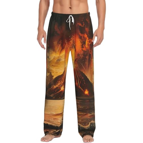 Pantalon de pyjama homme volcano en tissu doux et confortable