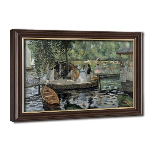 Toile Renoir La Grenouillere pour habiller un mur vide avec elegance
