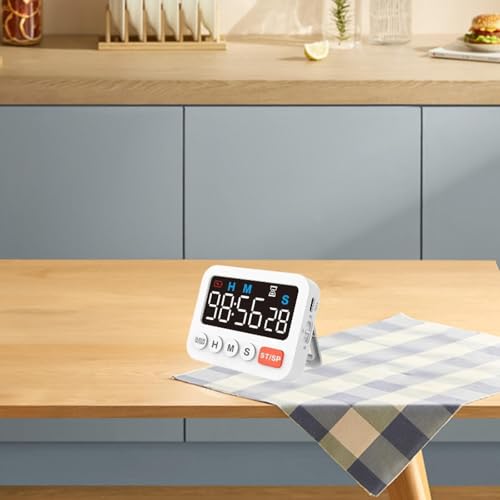 Cronómetro portátil digital de cocina en PP resistente para controlar tus recetas paso a paso 6