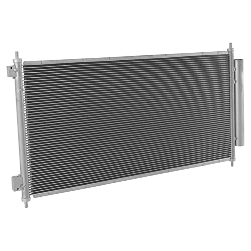 Image of TRQ A /C Condenser and Receiver Drier Assembly Compatible with 2008-12 Honda Accord 10-11 Accord Crosstour 12-15 Crosstour