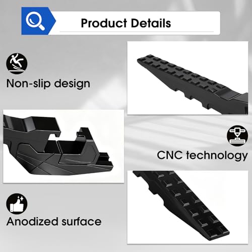Image of Dirt Bike Universal Passenger Foot Pegs CNC for Surron LBX Talaria Eride Pro SS 2.0 3.0 Tuttio Soleil 01, Rear Footpegs Rest Pedal for Talaria Sting MX3 R MX4 MX5 X3 XXX E-Ride Pro SR S Black