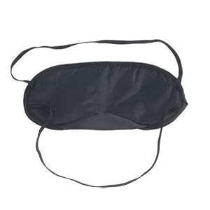 JYtop Slaapmasker voor heren en dames, zwart, zacht satijn, lichtbescherming voor reizen, ploegenwerk en meditatie