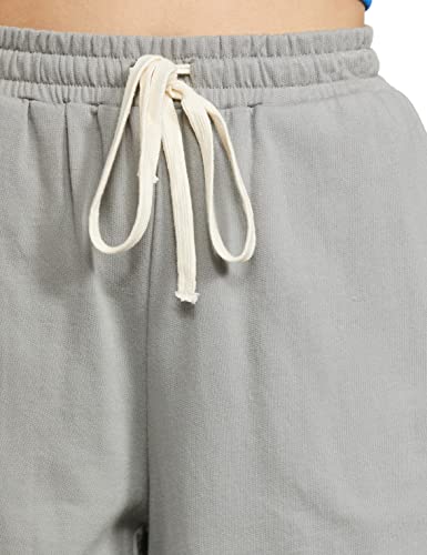 Image of YOI Women's Boyfriend Shorts (2022YOISS14 Grey Medium)