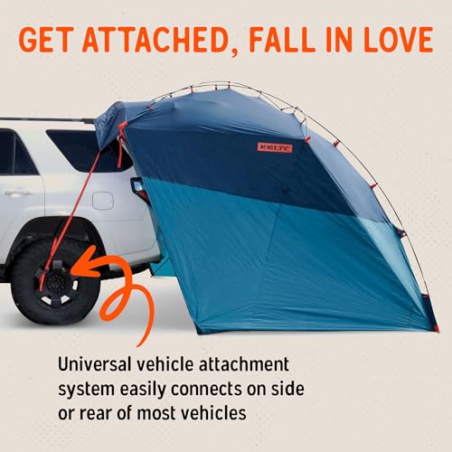 Kelty Backroads Shelter Universal Mounted Car Camping Shelter with Zippered Entry, Sturdy Frame, Protection from Elements, UV, Stuff Duffel Included - Image 5