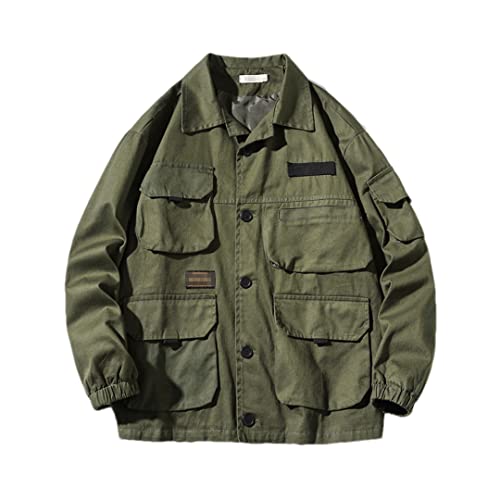 Veste de travail homme GN vêtement exterieur aux finitions soignees style militaire L