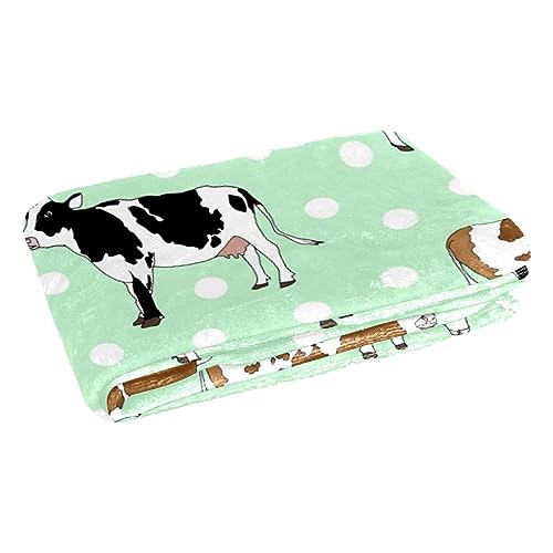 Couverture chaude contre les soirées fraîches, plaid doux lit et canapé marron - 3