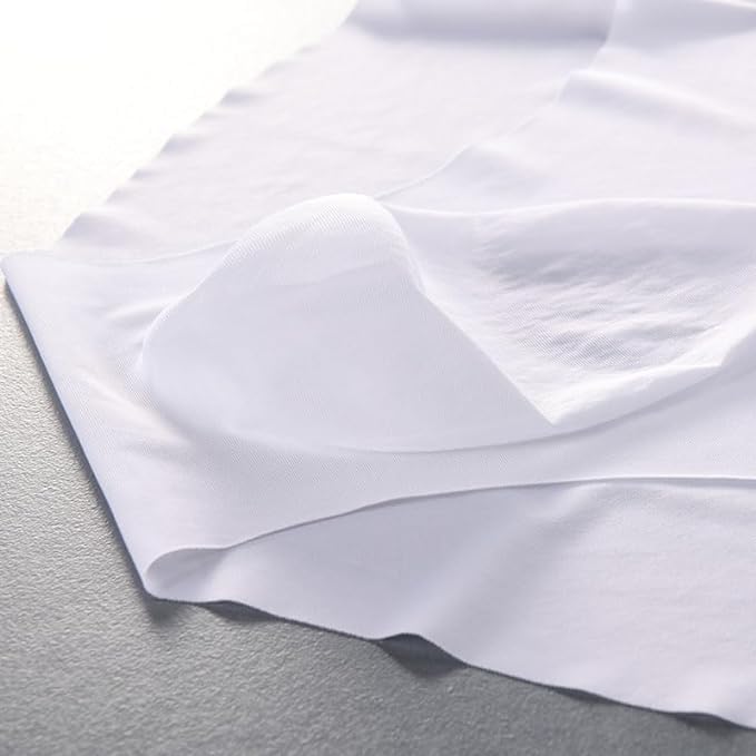 Ultra-thin Traceless Underwear Ice Silk Translucent Boxer Briefs U Pouch For Mens plus size Pack thin panties red male4