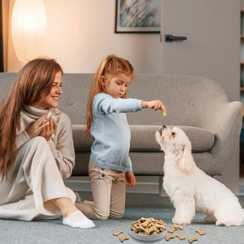 Votoko 2 Stück Backmatte Hundekekse, Silikon Hundekekse Backform 5 Formen in 1 BPA-Frei, Backmatten für Hundeleckerlies mit Teigschaber, Backunterlage Backform für DIY Hundekekse Leckerlis(130 Gitter)