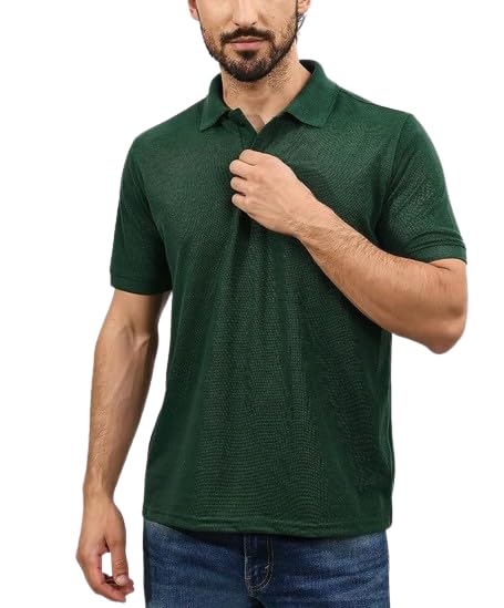 Polo homme tactique vert XX-Large UKAL à manches courtes en jersey piqué