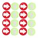 TOKIDNY 20pcs Bright Eyes Trail Markers Reflective Trail Markers for Hunting PVC Arrow Direction Signs for Outdoor Camping