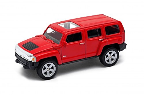 OPO 10 - Miniature car compatible with Hummer H3, 1:64 scale, 3 inches (7.5cm), Welly SUP51