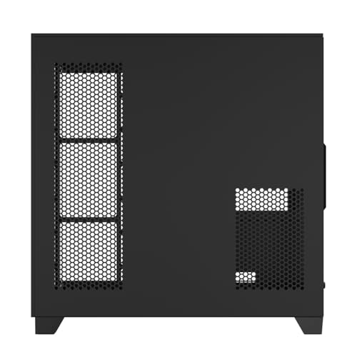 Gabinete Gamer PCYES Forcefield Max Black Vulcan, ATX, Mid-Tower, Vidro Temperado, Sem Fonte e Fan, Preto - GFFMAXBV - Imagem 6