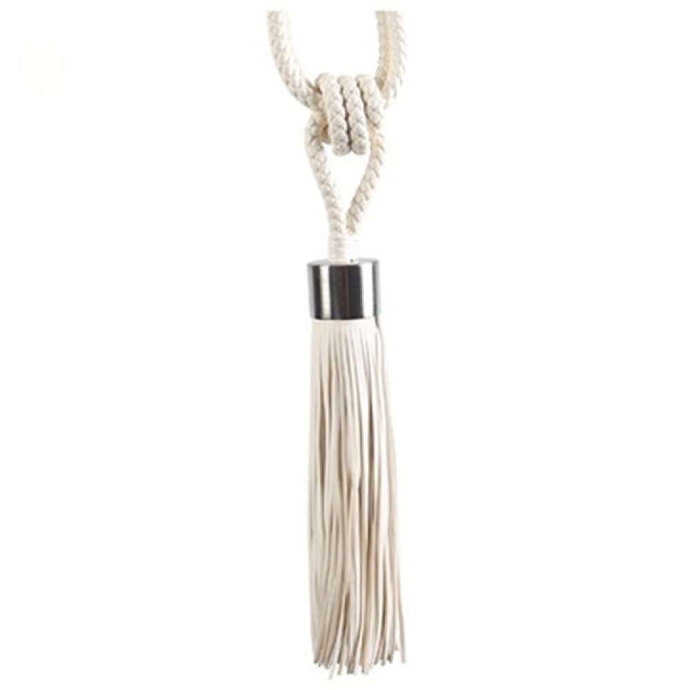Pezzi Fermatende con Cinghie per Tende, Cinghie con Fibbia, Nastri con Frange E Nappe, Accessori per Tende Bianche（Gold）