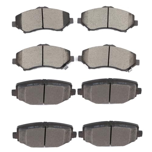 Image of SCITOO D1596 D1273 Front Rear Brake Pads Sets Fit For Chrysler Town & Country 12-16,For Dodge Grand Caravan 12-16,For Dodge Journey 2012-2013,For Ram C /V 2012-2015,For Volkswagen For Routan 2012