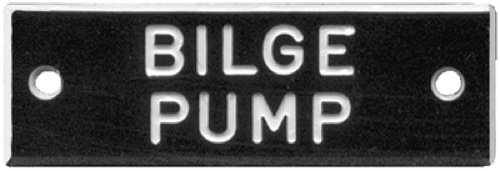 Bernard Bilge Pump, Name Plate