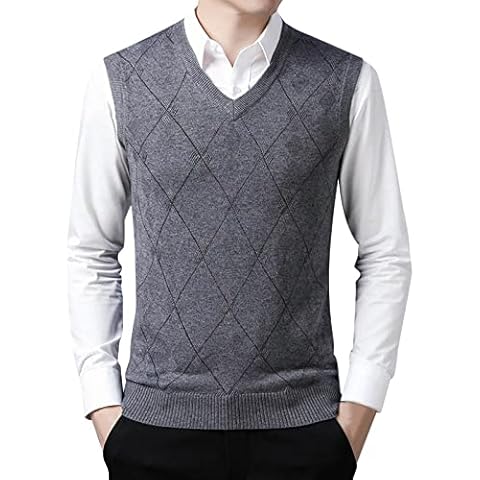 Gilet sans manches tricoté pour homme - Générique Cover