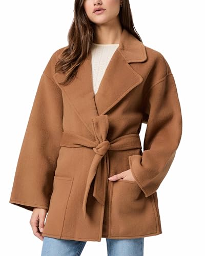 Amazon.com: PAIGE Women's Connery Coat, Camel, Small : Clothing