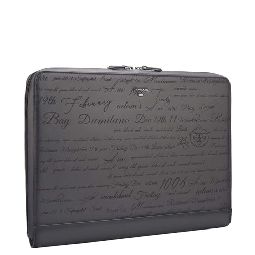 Image of Da Milano Leather Laptop Bag for Men & Women - Fits Up To 14 inch Laptop (10115S)