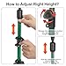 AOLIGEIJS Baseball Tee Batting Tee Softball Tee Portable Travel Hitting Tee,Easy Adjustable Height,Stable Tripod Stand (Baseball Tee Pro, Green)