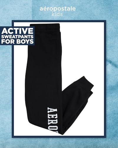 AEROPOSTALE Active Boys Sweatpants - Super Soft Fleece Boys Athletic Jogger Pants Kids Activewear with Pockets (Sizes: 4-16)2
