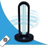 UVILIZER Tower - UV Light Sanitizer & Ultraviolet Lamp w/Remote Control (Portable UV-C Cleaner for Home, Baby Room, Office | 38W UVC Disinfection Bulb | Kill Germs, Bacteria, Virus | USA)