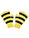 Produktbild Deiters Strickhandschuhe fingerlos schwarz/gelb