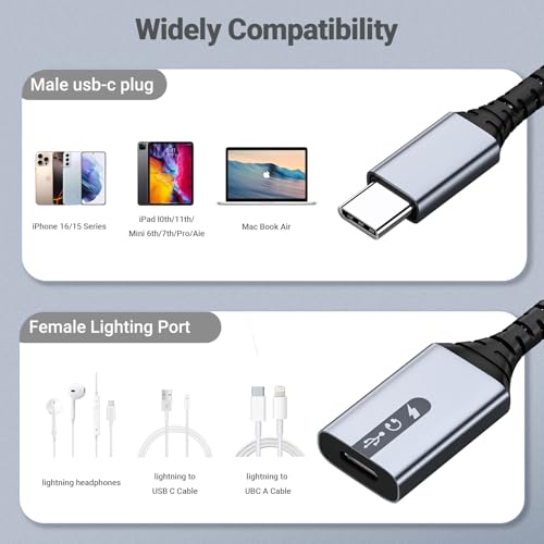 NICE BUDDY 3 in 1 Type C to Lightning Adapter for iPhone - image 7