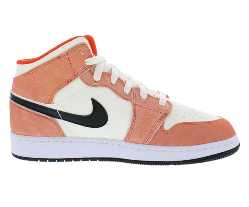 Image of Nike Youth Air Jordan 1 Mid Se GS Electro Orange
