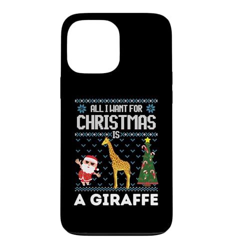All I Want For Christmas Is A Giraffe �A�O���[�Z�[�^�[ �T���^�G���t �X�}�z�P�[�X iPhone 13 Pro Max �p