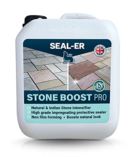Seal-er Stone Boost - Intensificador de sellador para piedra arenisca granito pizarra piedra caliza...
