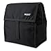 PackIt Freezable Lunch Bag, Black, Built with EcoFreeze Technology, Foldable, Reusable, Zip and Fold Closure with Buckle Handle, Perfect for School and Office Lunches