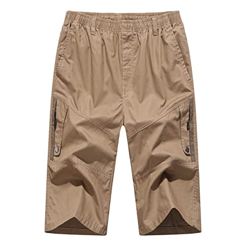 Calças cargo masculinas de linho calças para homens shorts de treino masculinos shorts cargo para ho