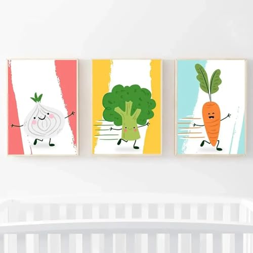 Affiches et impressions de carottes et brocolis pour partager la joie de cuisiner