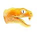 NUOBESTY Marionnette à Main Animale Jeu Imaginatif Marionnettes à Main Animal Enseignement Gants Marionnettes Cadeau pour Enfants Adultes (Serpent) (Orange)