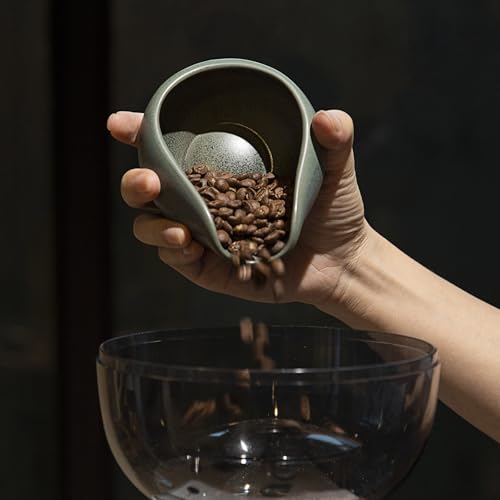 Loveramics Juego de 2 Vasos Medidores para Café 30g-60g Verde miniatura 2